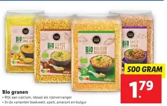 Lidl Bio granen aanbieding