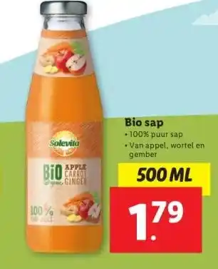 Lidl Bio sap aanbieding