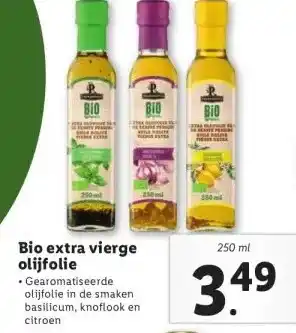 Lidl Bio extra vierge olijfolie aanbieding