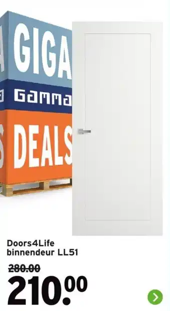 GAMMA Doors4Life binnendeur LL51 aanbieding