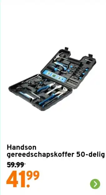 GAMMA Handson gereedschapskoffer 50-delig aanbieding