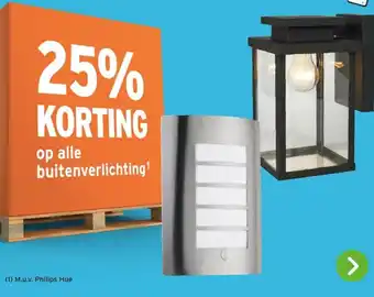 GAMMA op alle buitenverlichting¹ aanbieding