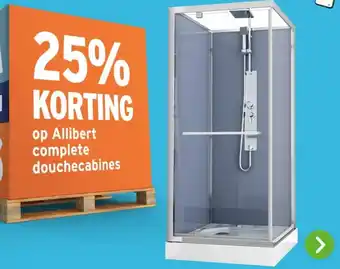 GAMMA op Allibert complete douchecabines aanbieding