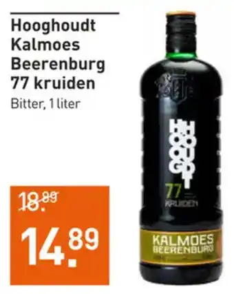 Gall & Gall Hooghoudt Kalmoes Beerenburg 77 kruiden , 1 liter aanbieding