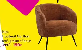 Leen Bakker Fauteuil Carlton aanbieding