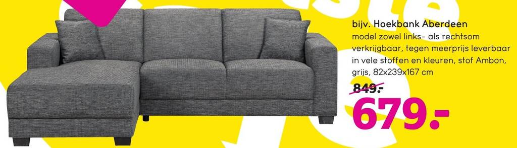 aberdeen hoekbank