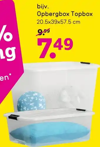 Leen Bakker Opbergbox Topbox aanbieding