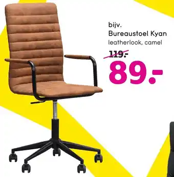 Leen Bakker Bureaustoel Kyan aanbieding