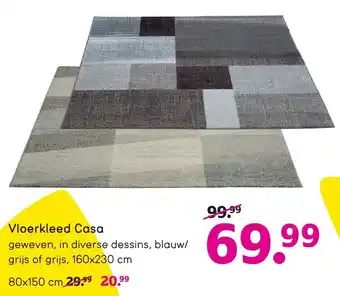 Leen Bakker Vloerkleed Casa aanbieding