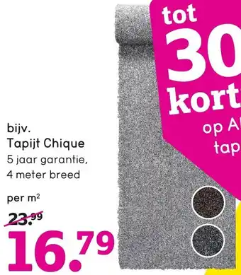 Leen Bakker Tapijt Chique aanbieding