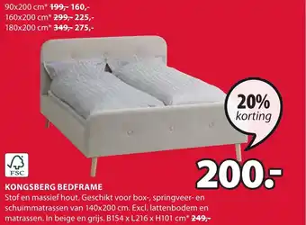 Jysk KONGSBERG BEDFRAME aanbieding