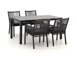 Kees Smit Manifesto rivola/menzano 160cm dining tuinset 5-delig aanbieding