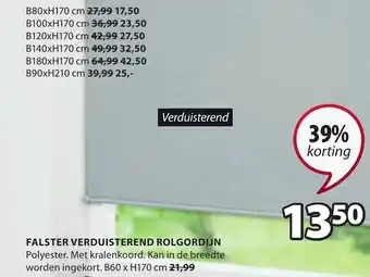 Jysk FALSTER VERDUISTEREND ROLGORDIJN aanbieding