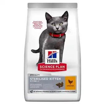 Zooplus 7kg sterilised kitten kup hill's science plan kattenvoer droog aanbieding