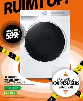 Expert SAMSUNG WASMACHINE aanbieding