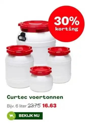 Welkoop Curtec voertonnen aanbieding