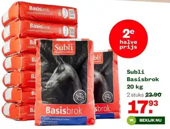 Welkoop Subli Basisbrok 20 kg aanbieding