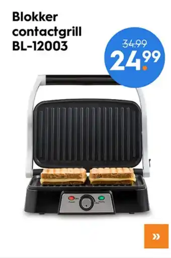 Blokker Blokker contactgrill BL-12003 aanbieding