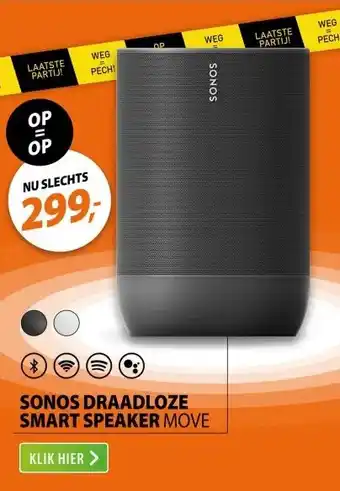 Expert Sonos move zwart aanbieding