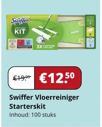 Voordeeldrogisterij Swiffer Vloerreiniger Starterskit aanbieding