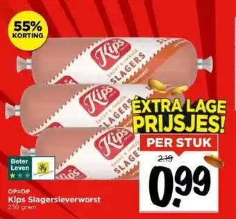 Vomar Voordeelmarkt Kips slagersleverworst aanbieding