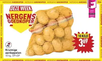 ALDI Kruimige aardappelen aanbieding