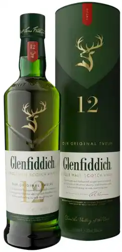 Gall & Gall Glenfiddich 12 years 70cl whisky aanbieding