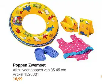 Lobbes Poppen Zwemset 35-45cm aanbieding