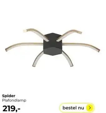 Lampidee Spider aanbieding