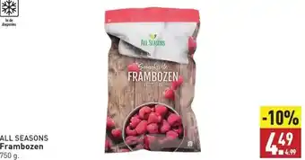 ALDI All seasons frambozen aanbieding