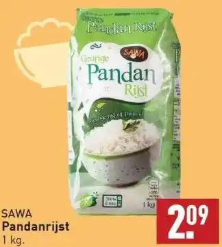 ALDI Sawa pandanrijst aanbieding