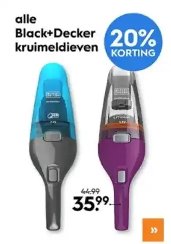 Blokker Alle black+decker kruimeldieven aanbieding