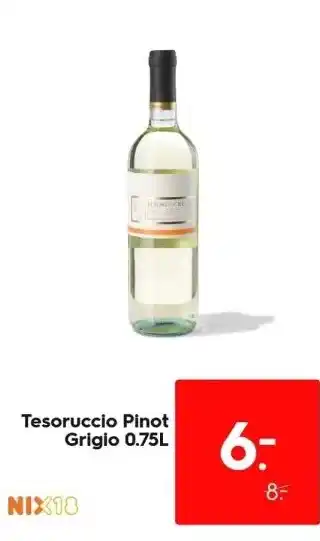 HEMA Tesoruccio pinot grigio 0.75l aanbieding