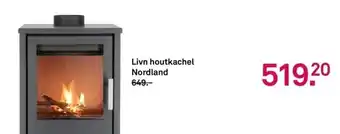 Karwei Livn houtkachel nordland aanbieding