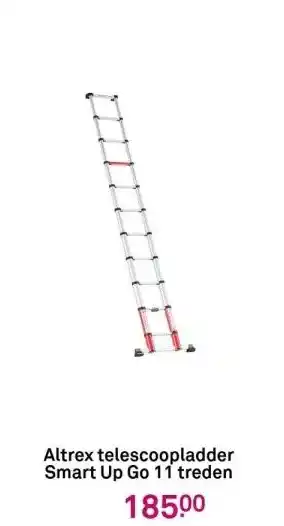 Karwei Altrex telescoopladder smart up go 11 treden aanbieding