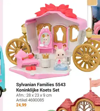 Lobbes Sylvanian Families 5543 Koninklijke Koets Set 28 x 23 x 9cm aanbieding