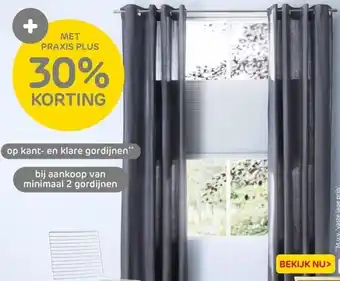 Praxis Op kant- en klare gordijnen aanbieding