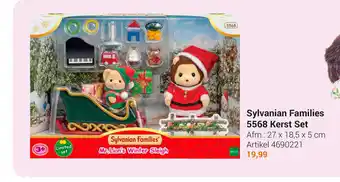 Lobbes Sylvanian Families 5568 Kerst Set 27 x 18,5 x 5cm aanbieding