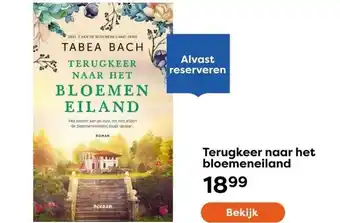 The Read Shop Terugkeer naar het bloemeneiland aanbieding