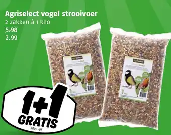 Poiesz Agriselect vogel strooivoer aanbieding