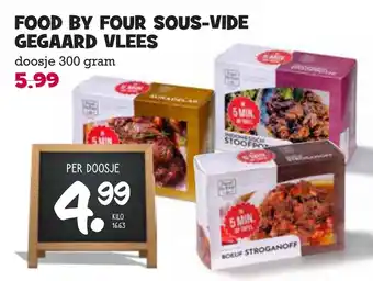 Boon`s Markt Food by four sous-vide gegaard vlees aanbieding