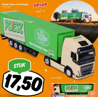 Poiesz Burago Poiesz vrachtwagen aanbieding