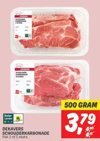 Dekamarkt Dekavers schouderkarbonade aanbieding