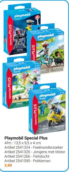 Lobbes Playmobil Special Plus 13,5 x 9,5 x 4cm aanbieding