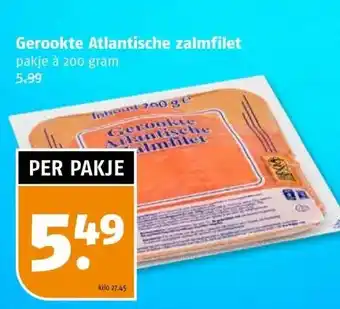 Poiesz Gerookte atlantische zalmfilet aanbieding