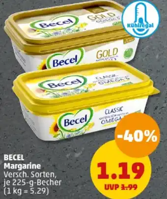 PENNY DE BECEL Margarine aanbieding