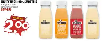 MCD Supermarkt Fruity juice 100% smoothie aanbieding