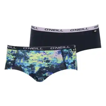 Plutosport O'neill waterprint hipsters dames (2-pack) aanbieding