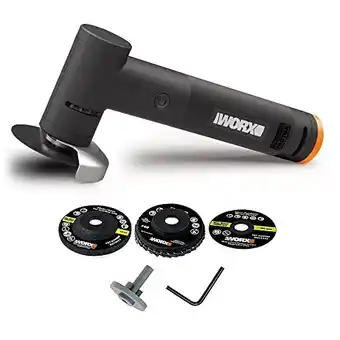 Amazon Makerx 20 v worx mini-schuurmachine, powershare, wx741.9, zonder accu, oplader, hub, borstelloze motor, ergonomisch design aanbieding