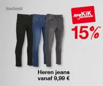 Kik Heren jeans aanbieding